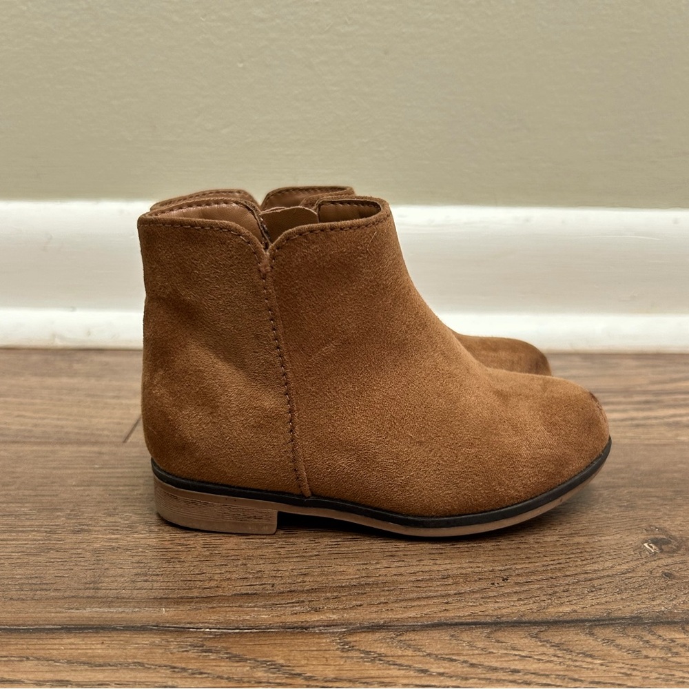 Toddler Girls Size 6 Brown Booties